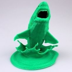 1.jpg Descargar archivo STL Flying Great White Shark • Objeto imprimible en 3D, XYZWorkshop
