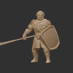 4591eda95c2a78de344d56de992b59fd_display_large.jpg Free STL file Hobgoblin (spear/halberd)・3D printer design to download