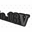 8.png CLIO 16V RENAULT ARKA AMBLEM ANAGRAM LOGO ROZETI