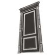 Wireframe-35.jpg Carved Door Classic 01602 Black