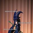 IMG_7635.jpg Yu-Gi-Oh! Sorcerer of Dark Magic Fan Art Statue 3D print model