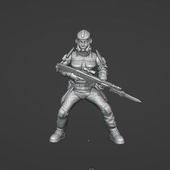 Mercenaire-de-l'espace.jpg Free STL file Space Mercenary / Mercenaire de l'espace・3D printable model to download