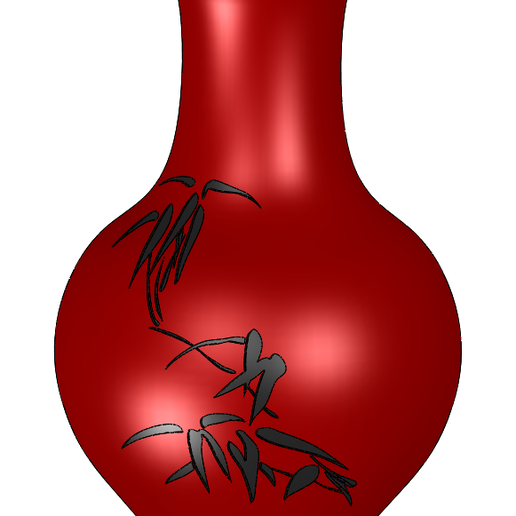 Bottle_Bamboo - 3D model önizlemesi