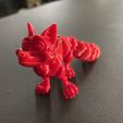 Niedlicher Flexi Print-in-Place Fuchs