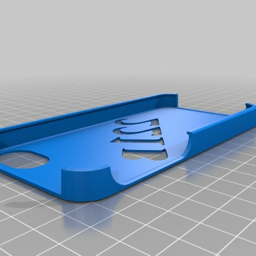 221B iphone 5 case - 3D model önizlemesi