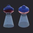 1-05.jpg UFO Tractor Beam Table Lamp - IKEA MITTLED Compatible - 3D Print & CNC Ready