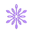 Bola Navidad_Copo4.stl Bolas de Natal Flocos
