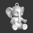 Small-Elephant-Pendant-jewelry-Gold-3D-print-model-11.png STL file Small Elephant Pendant jewelry Gold 3D print model・3D printable model to download