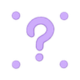 Top question mark.stl SECRET Mythic LUCKY BLOCKS In Steal a Brainrot 3D Model STL Split Parts No Support Fanart