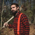 lumberjack_5919.png Fichier 3D mémos du cogbot avec des haches de beurre・Objet pour impression 3D à télécharger