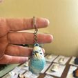 IMG-20250627-WA0022.jpg Parakeet Keychain STL – 3D Printable Bird Keychain Digital File – Budgie Gift for Bird Lovers