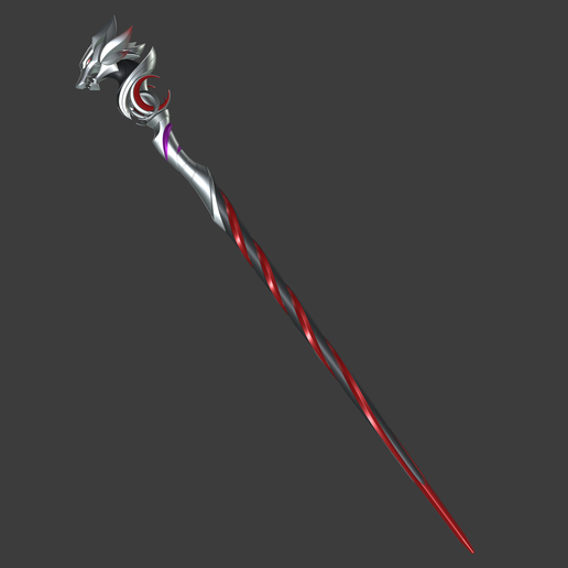 Honkai Star Rail Ashveil Cane for 3d print