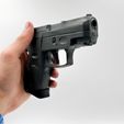 IMG_4704.jpg PISTOL Taurus G2C MOVABLE functional TRIGGER PARTS articulated