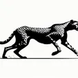 gepard.webp Wall Art Fastest land animal Cheetah cub