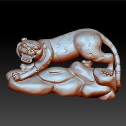 tiger1.jpg STL-Datei tiger 3d model kostenlos・Vorlage für 3D-Drucker zum herunterladen