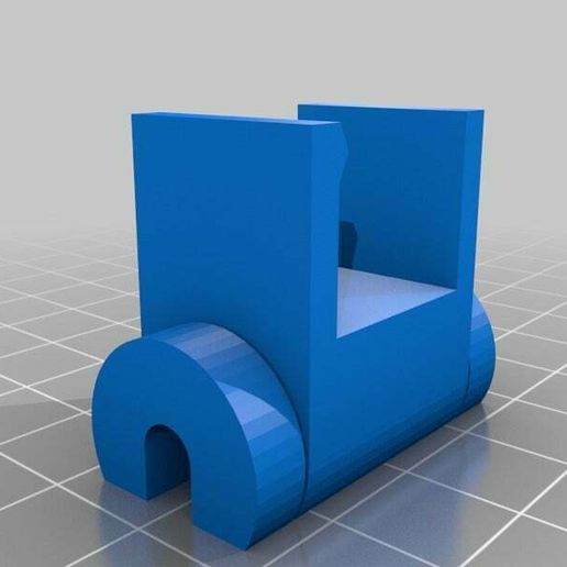 My Customized Captive Customizeable Cable Holder - 3D model önizlemesi