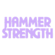 PART 2.stl HAMMER STRENGTH LOGO