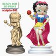 Betty-Boop-as-Snow-White1200x1200.jpg Betty Boop as Snow White - fan art printable model