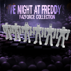 FazForce-Collection.png Colección FazForce Figuras Five Night At Freddy's