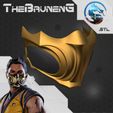 new1.jpg Mortal Kombat 1 MK12 Scorpion cosplay mask [3D print files]
