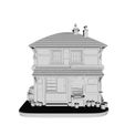 bottom.jpg Old Wooden House Printable Model
