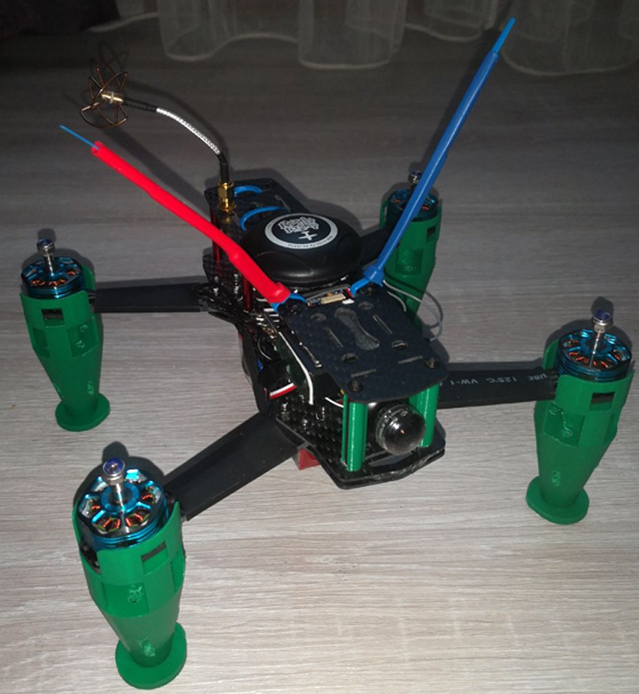 Free 3D file Drone leg with motor defence・3D printer model to download ...