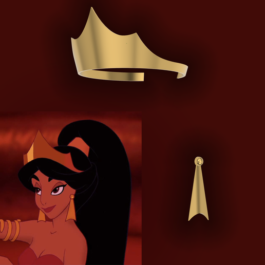 Red princess jasmine costume outlet