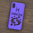 Case iphone X y XS Pisces4.png Case Iphone X/XS Pisces sign