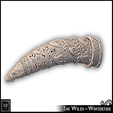 tusk.png Carved Walrus Tusk - RPG Prop