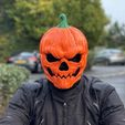 Pumpkin Head Halloween Mask