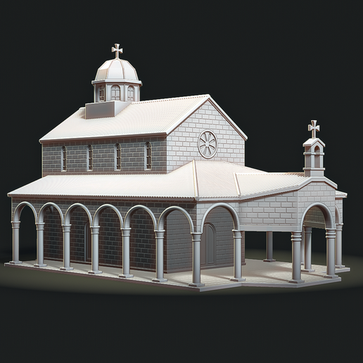 ⛪ Majestic Modular Church #RoZ・ STL File for 3D printing and CNC ...
