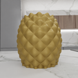 HighQuality2.png 3D Pineapple Planter with 3D Print Stl Files and Gift for Mom & Pineapple Decor, Indoor Planter, 3D Printing, Planters, Succulent Planter