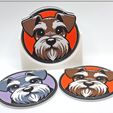 fluffy2.jpg Miniature Schnauzer  Coasters