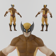 Portada.png Wolverine Classic Lowpoly Rigged
