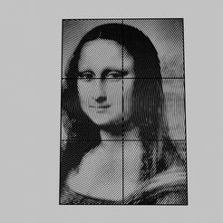 1.png WALL ART - THE FACE OF MONALISA OR GIOCONDA