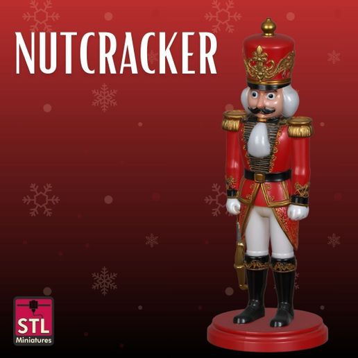 Nutcracker STL – Classic Holiday Sculpture