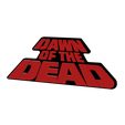 7.png 3D MULTICOLOR LOGO/SIGN - Dawn of the Dead