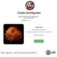 Puzzle reconfigurator Select the zip file containing separate pieces (single_pieces.zip) [.Choose file | singles zip Mars Puzzle 140mm x 200mm, 5 build plates ¥ Rectangular arrangement. For Replicator sized printers include supports fhu-space.net/reconfigurator able 3D file The Mars Puzzle・Template to download and 3D print