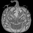 Mysterious-Halloween-Pumpkin-10.jpg Mysterious Halloween Pumpkin STL file for 3d printing or CNC