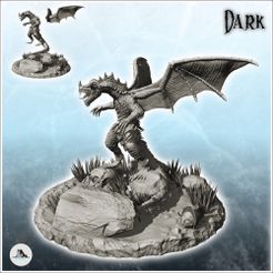 1.jpg Fichier STL Dragon sur grue 1 - Fantasy Medieval Dark Chaos Animal Beast Undead・Objet pour imprimante 3D à télécharger