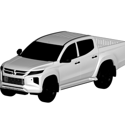 1.png 3D file Mitsubishi L200・3D printer model to download