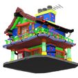 5.jpg MAISON 2 HOUSE HOME CHILD CHILDREN'S PRESCHOOL TOY 3D MODEL KIDS TOWN KID Cartoon Building 5
