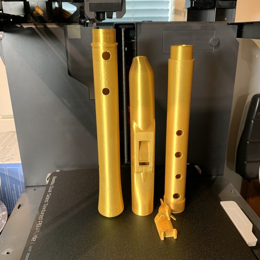 🎵 Modernized Native American Flute in E (minor pentatonic)・ STL File ...