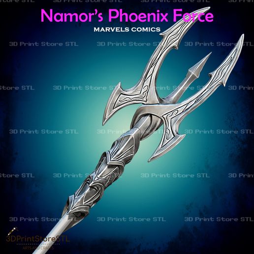 4.jpg Phoenix Force Namor Trident From MCU - Fan Art 3D print model