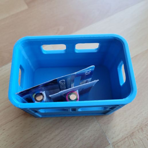 Beer crate empty crate storage stackable 3D model