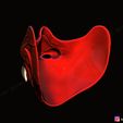 04.jpg Face Mask - Half Samurai Mask - Halloween Costume Cosplay