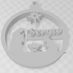 Sergio.png Fichier STL Sphère de Noël de Sergio・Modèle à imprimer en 3D à télécharger