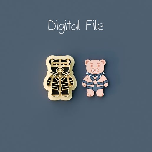 Spiked Collar bear Clay Cutter