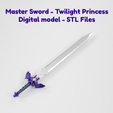 Cults3D Cover.png Master Sword, from Zelda Twilight Princess