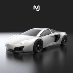 1.jpg STL file Concept McLaren Supercar 20 cm.・3D print object to download, Jocem